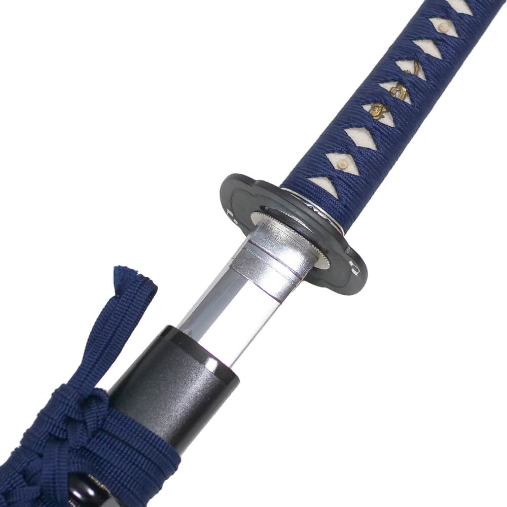 高級本格居合刀 居合用模擬刀 美濃坂製 時代拵 本鮫皮 鉄製鍔 美品-